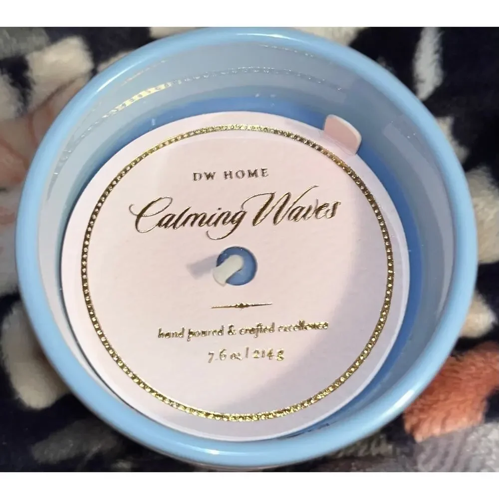 NIB! DW Home Calming Waves Scented Candle 7.6oz in Gift Box